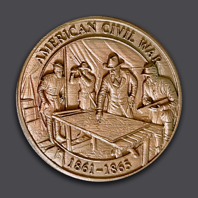 Civil War Reliefmedaille - Generalstab / Kommando