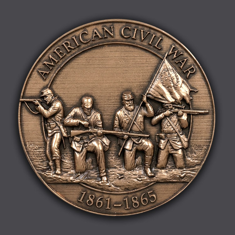Civil War Reliefmedaille - Infanterie