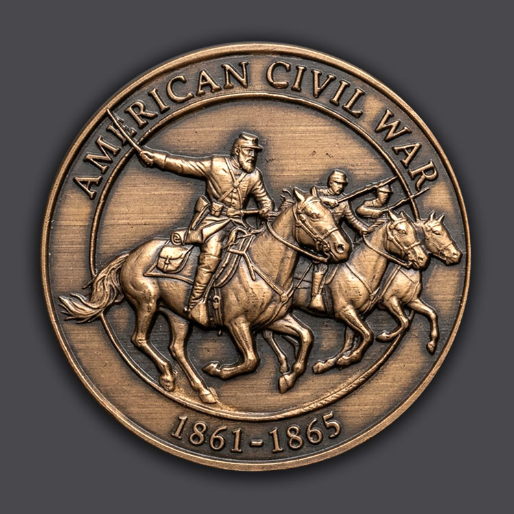 Civil War Reliefmedaille - Kavallerie