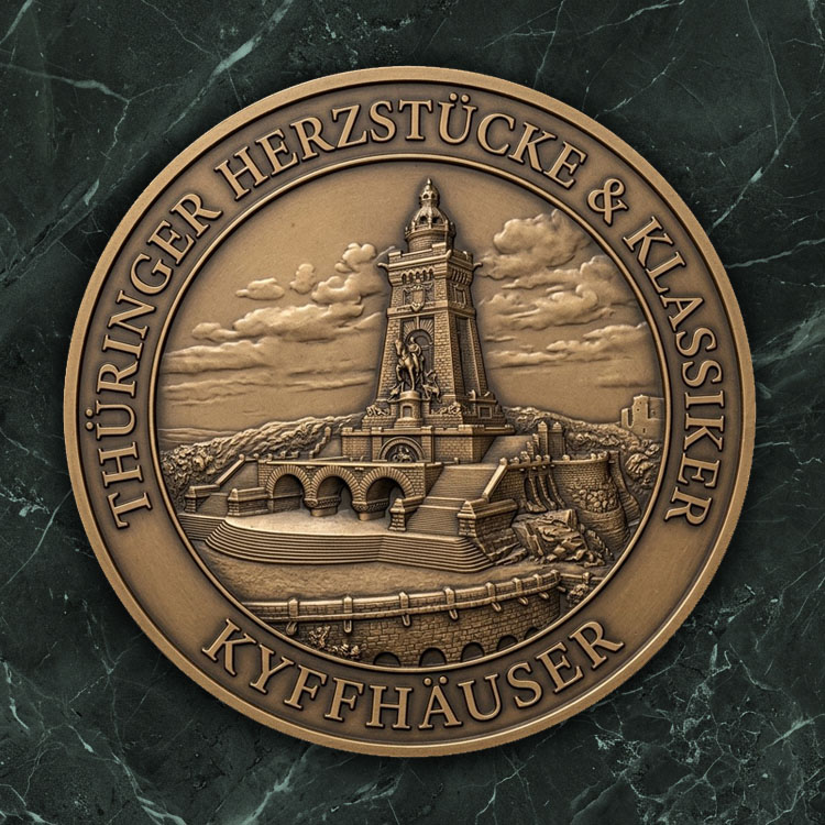 3D-Reliefmedaille „Kyffhäuserdenkmal“