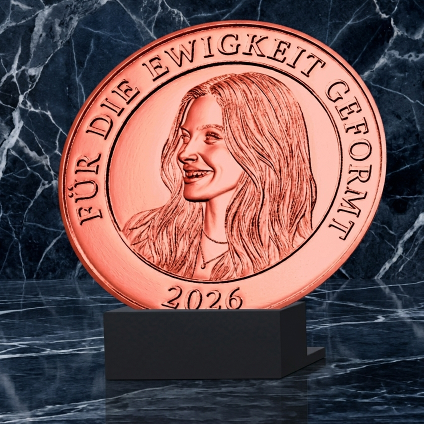 Detailreiches 3D Reliefporträt nach Fotovorlage - 3D-Manufaktur Erfurt